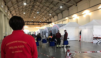 Sezione di PISTOIA – In servizio presso i punti di vaccinazioni e tamponi rapidi