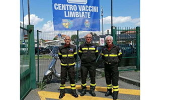 Sezione di MONZA – BRIANZA e MILANO – Attività di supporto centro vaccinale