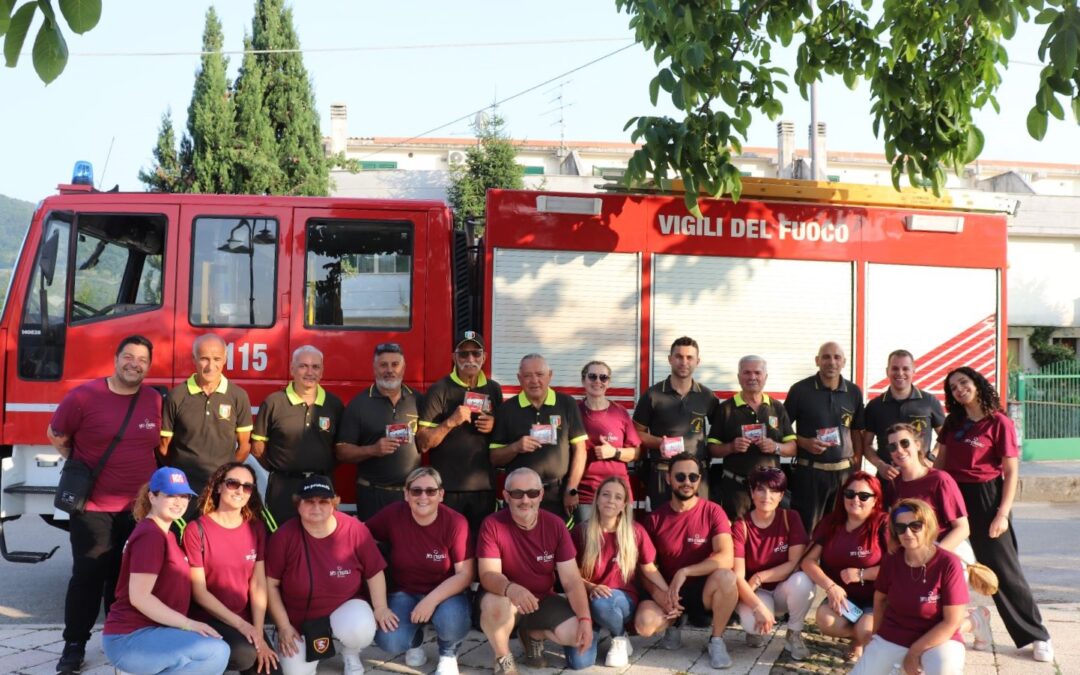 Sezione di SALERNO – Giffoni Sei Casali i Vigili del Fuoco fra i Casali del comune