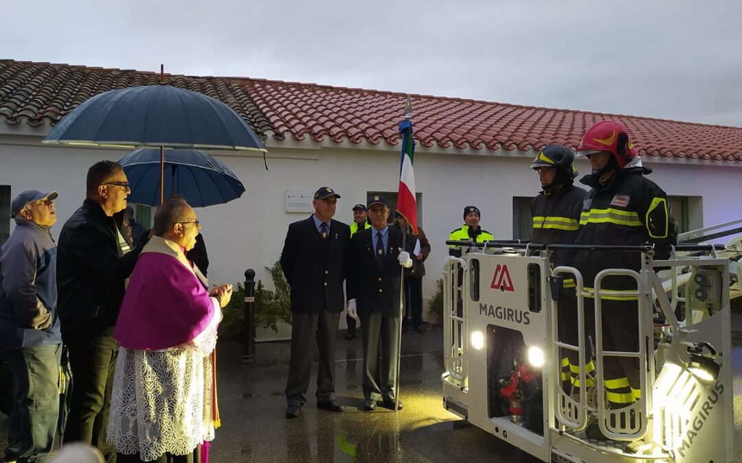 Sezione di ORISTANO – Deposizione corona di fiori sulla statua della Madonna