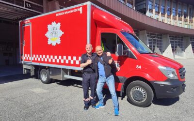 Ing. G. Loberto, in moto a Capo Nord