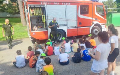 Sezione di VERCELLI – incontro con i bambini del centro estivo comunale