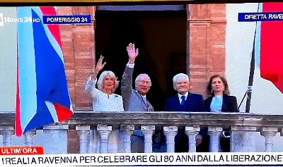 Sezione di RAVENNA – incontro tra i Reali inglesi e il Presidente Mattarella in visita a Ravenna
