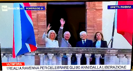 Sezione di RAVENNA – incontro tra i Reali inglesi e il Presidente Mattarella in visita a Ravenna